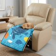 thumbnail image 3 of Kuiaobaty Cat Fish Print Armless Reclining Sofa Cover, Non Slip Quilted Seat Cushion Slipcover, Waterproof Pets Friendly Furniture Protector for Dogs, Cats, 3 of 7