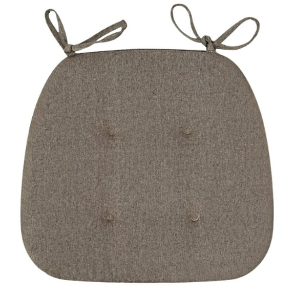 Todaioua Dining Chair Cushions 17x16 Inch, Dining Room Chair Pads Large U Shape with Ties, Seat Cushion for Kitchen Chairs Replacement, Wear Resistant