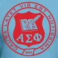 thumbnail image 3 of CafePress - Alpha Sigma Phi Red Seal T Shirt - Fitted T-Shirt, Vintage Fit Soft Cotton Tee, 3 of 4