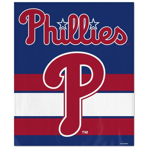 WinCraft Philadelphia Phillies Ultra Plush 50" x 60" Throw Blanket