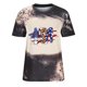 thumbnail image 4 of Fiudx Ofertas Del Día Camiseta Informal de Manga Corta con Cuello Redondo y Estampado de Independencia a La Moda para Mujer, 4 of 5