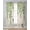 SpringGreen Beige, variant on Spring Botanical Sheer Curtains 45 Inch Length 2 Panels Set for Living Room/Bedroom, Watercolor Leaves Flowers Birds Country Kitchen Curtains Grommet Semi-Sheer Curtains Window Treatments 42"x45"x2