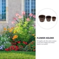 thumbnail image 2 of 3PCS Wooden Barrel Flowerpot Home Balcony Decoration Plant Flower Bucket, 2 of 9