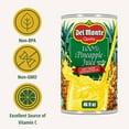 thumbnail image 4 of (12 pack) Del Monte Pineapple Juice, 100% Juice, 46 fl oz Can, 4 of 7