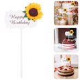 thumbnail image 6 of KAKOWELY Flower Shape Cake Decorations Assorted Color For Women Families Afternoon Tea 3Sets, 6 of 6