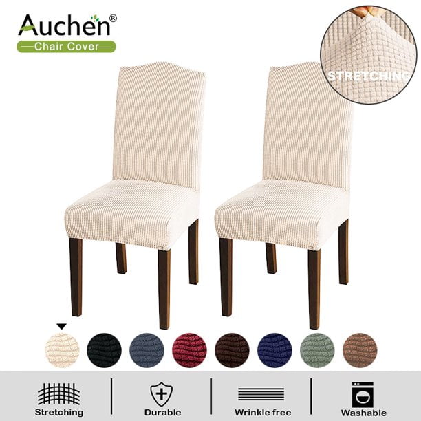 Chair Covers For Dining Room Slipcovers Set Of 2 High Stretch Furniture Protector Removable Washable Elastic Parsons Seat Case Restaurant Hotel Ceremony Com Dining Room Chair Slipcovers, White Canvas Dining Room Chair Covers