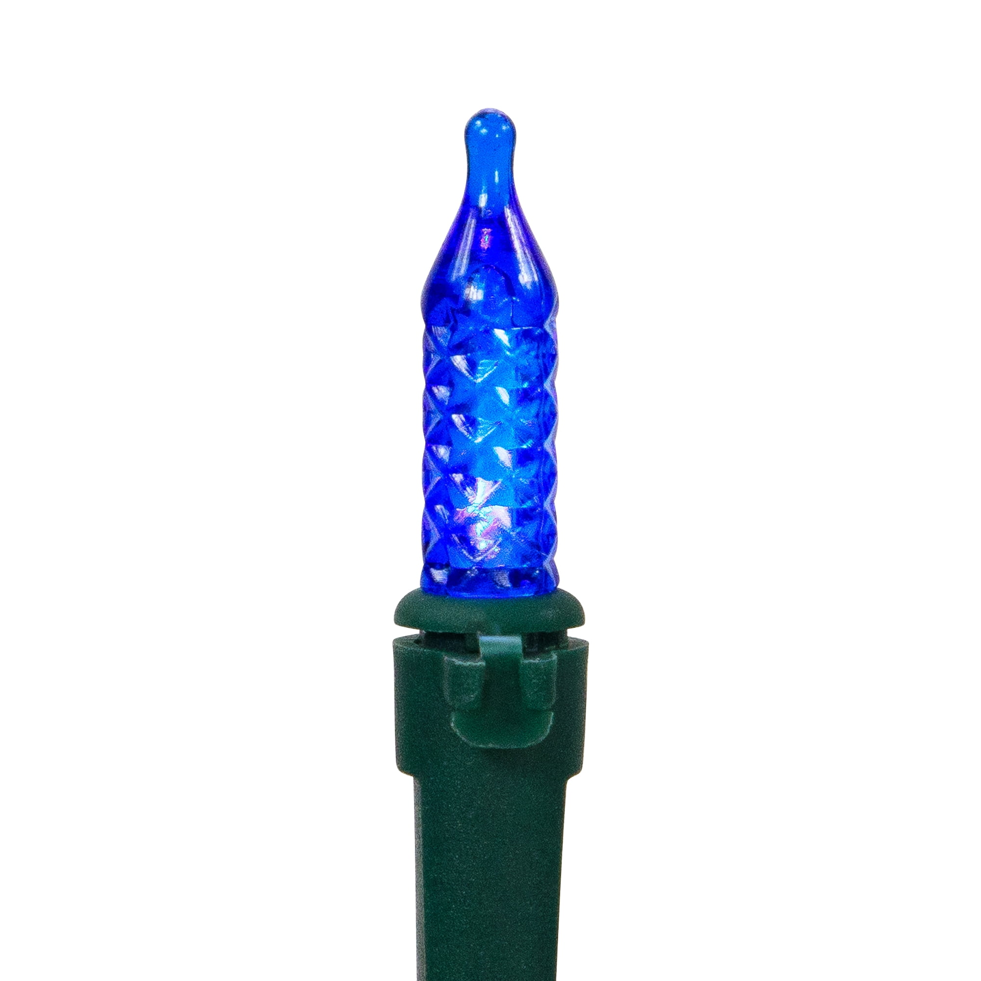 Northlight LED M5 Faceted Christmas Lights - Multicolor  - 15.75’ Green Wire - 50ct