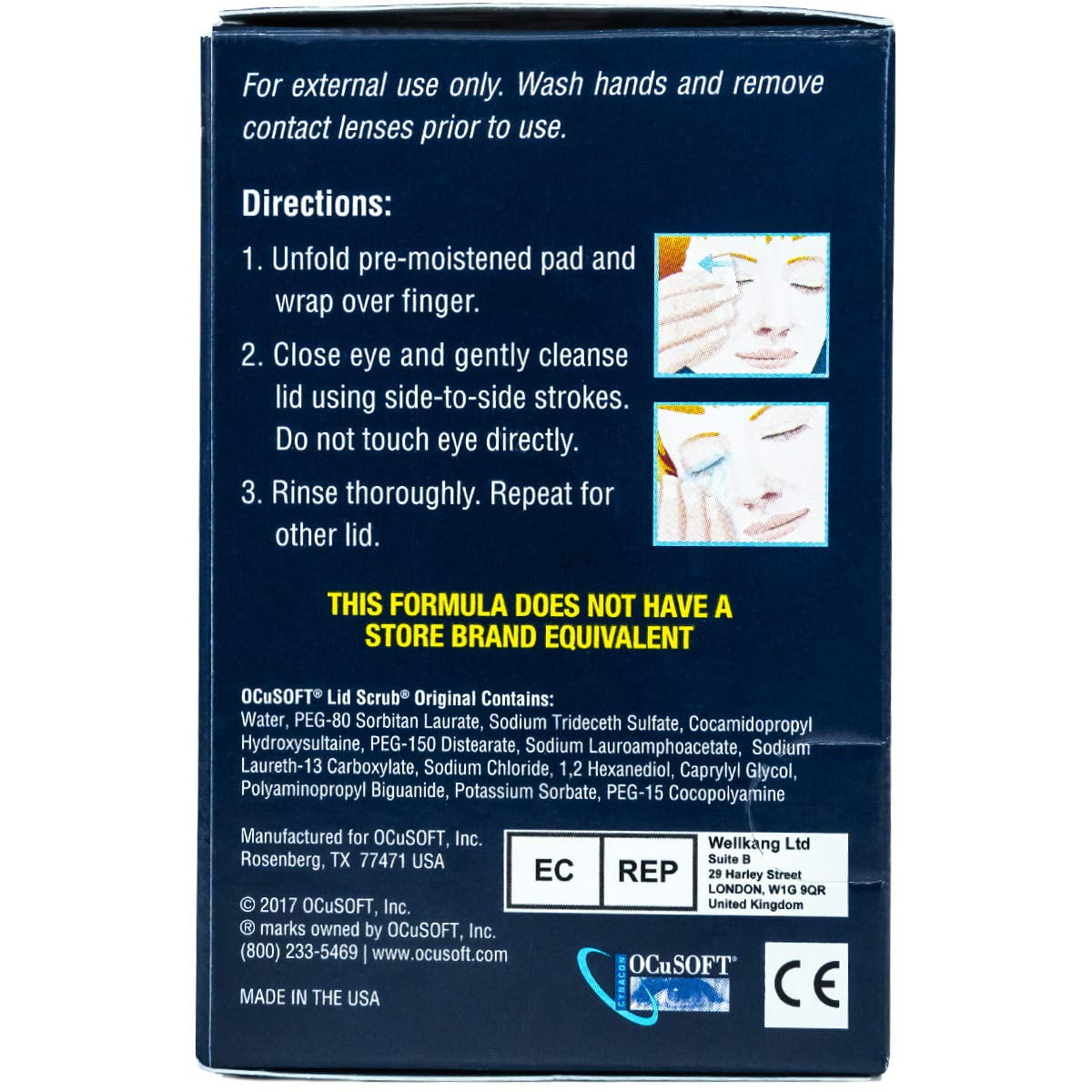 OCuSOFT Lid Scrub Original 30 Each (Pack of 4)