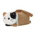 thumbnail image 1 of Porta pañuelos de coche de peluche de gato, decoración suave, accesorios para automóviles, creativo, universal Marrón, 1 of 8