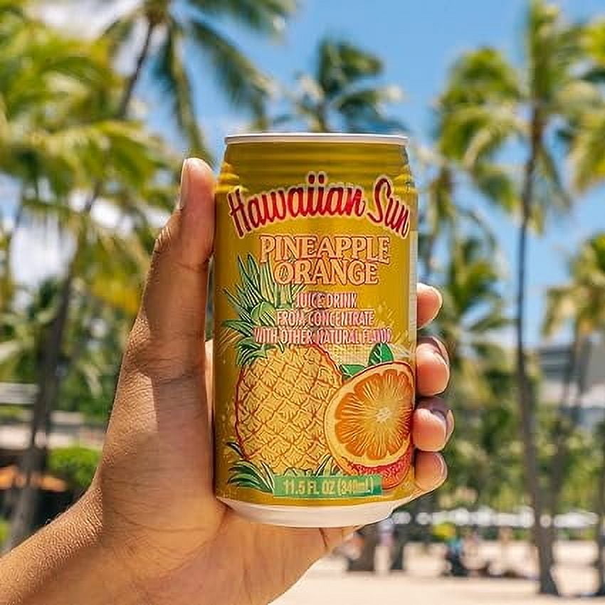 おわん Hawaiian Sun Drinks - Pineapple Orange (11.5floz x 6 cans