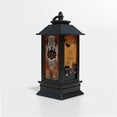 XMMSWDLA Halloween LED Lantern Lights, Small Vintage Style Flameless
