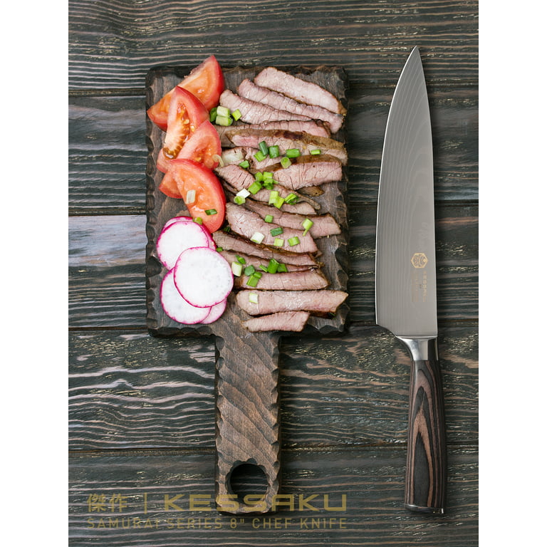  Misen Ultimate 8 Inch Chef's Knife - Pro Kitchen Knife - High  Carbon Japanese Stainless Steel - Hybrid German and Japanese style blade -  Craftsmanship for Culinary Enthusiasts, 8 in - Gray: Home & Kitchen
