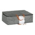 thumbnail image 2 of Unique Bargains 1 Pack Clothes Storage Storage Bags Grey 23*8.5*14.5in, 2 of 7