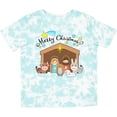 thumbnail image 3 of Inktastic Merry Christmas Cute Nativity Scene Boys or Girls Toddler T-Shirt, 3 of 5