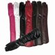 thumbnail image 2 of Long Leather Gloves Female Simulation Gloves Silk Lining Long Over Elbow Elegant Mitten, 2 of 5