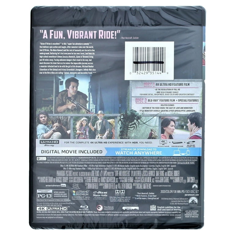 Love & Monsters [UHD] - Walmart.com