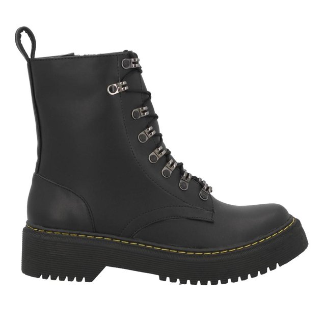 Bota Militar Mujer REAL JUNGLE Agujetas negro 24
