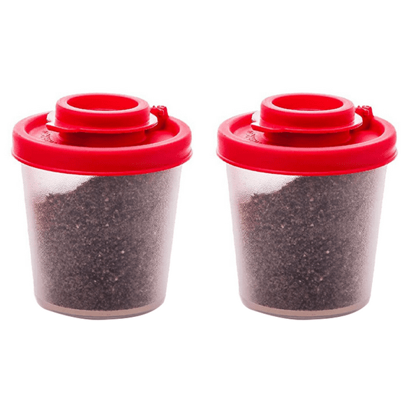 Salt and Pepper Shakers Moisture Proof Set of 2 Large Salt Shaker to go Camping Picnic Outdoors Kitchen