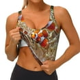 thumbnail image 3 of Balery Cute Anemone Fish Pattern Racerback Sports Bras for Women - Padded Seamless High Impact Support for Yoga Gym Workout Fitness-Medium, 3 of 8