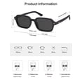 thumbnail image 5 of Lentes de sol rectangulares polarizados de moda SOJOS SJ2610 para mujeres y hombres, 5 of 5