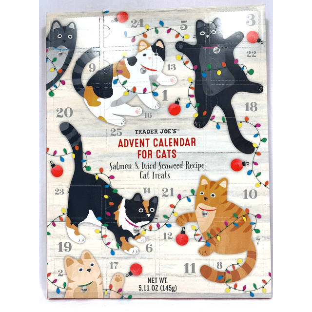 Trader Joe’s Advent Calendar For Cats Salmon & Sweet Potato Cat Treats