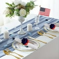thumbnail image 5 of LanSuare 4th of July Flower Napkin Rings Handicraft for Mother's Day Banquet Birthday Party Independence Day, 5 of 6