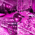 thumbnail image 2 of Halloween/Christmas Net Lights Outdoor, 5FT x 5FT 96 LED Fairy String Light with 8 Lighting Modes, Connectable Light for Garden Tree Bushes, Holiday Wedding Party Decorations, Pink, 2 of 7