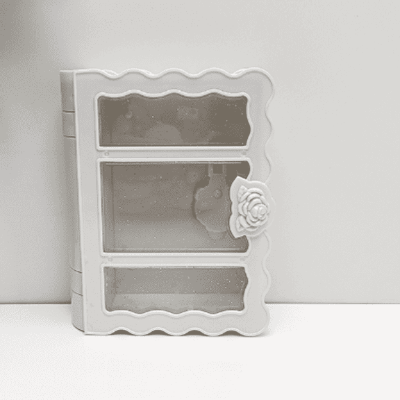 FACEGA Plastic Storage Box Exquisite Storage Bins for Dorm Wear-Resistant Storage Box with Lid