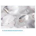 thumbnail image 4 of 1PC Shower Curtain with Hooks PVC Waterproof Mildew Resistant Antibacterial 3D White Semi Transparent Pebble Shower Curtain, 4 of 8
