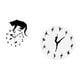 thumbnail image 5 of Reloj de pared,Reloj de pared de gato para sala de estar,dormitorio decorativo.,Reloj colgante de pared para cocina y baño moderno,Reloj de pared,Reloj de pared con bailarina,reloj decorativo, 5 of 8