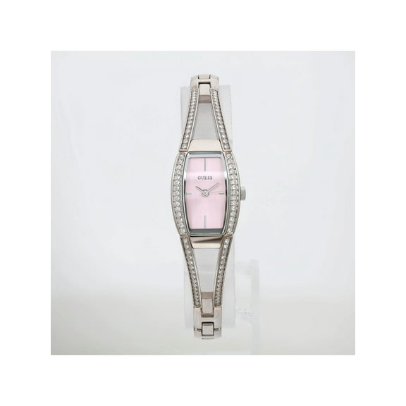 Pre-Owned Guess Hourglass 18mm Steel Quartz Crystal Ladies Watch G85703L (Good)