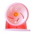 thumbnail image 2 of Rueda de Hámster Silenciosa Jinwen Juguete de Ejercicio para Mascotas Pequeñas Rosado, 2 of 8