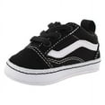 thumbnail image 5 of Vans Old Skool Crib Baby Boys Shoes Size 4, Color: Black/True White, 5 of 5