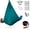 Green, variant on Sensory Swing for Kids Therapy Swing Hammock Indoor Outdoor, Hardware Included, Soft Breathable Nylon Cuddle Swing Joy Hammock for Child Adult with Autism, ADHD, Aspergers, Sensory Integration,Blue