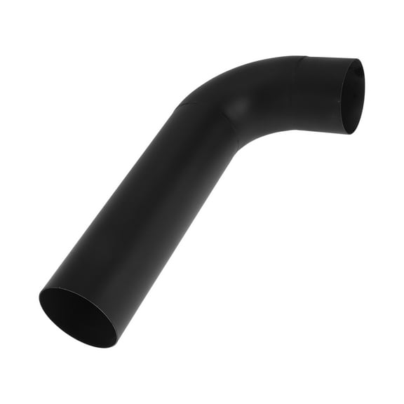 Unique Bargains 2.75" OD 90 Degrees Mandrel Bend Elbow T304 Stainless Steel Exhaust Tube Pipe Piping Sandblasting Black