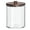 C, variant on BIZHUA Acrylic Portable Round Container for Multiple Beauty Product Storage Ideal for Keeping Cotton Makeup Puffs and Cotton Pads Organized Its Compact, 1 Storage Box