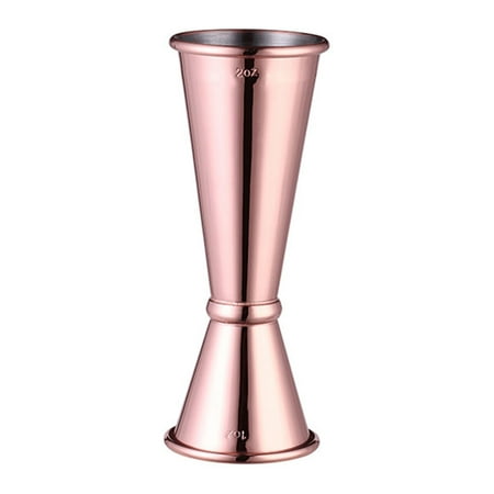 

Meizhencang Stainless Steel Measuring Cup Double-head Curled Edge Cocktail Shaker with Scale