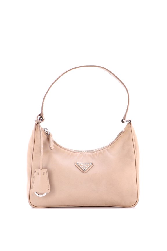 Pre-Owned Re-Edition 2005 Hobo Tessuto with Saffiano Leather Mini By Rebag