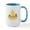 White/Blue Inside, variant on CafePress - Easter Peep On Nest Mugs - 15 oz Ceramic Large White Novelty Mug