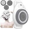 Smart Wall Shower Back Scrubber Mounted, 360°Automatic Rota-Tion Electric Back Scrubber, 3-Speed Adjustment, 0-7CM Adjustable Up and Down