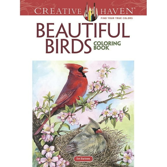 Pre-Owned Creative Haven Beautiful Birds Coloring Book (Paperback) 0486804011 9780486804019