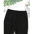 thumbnail image 5 of TiaoBug Kids Girls Lace Trim Victorian Pantaloons Solid Color Loose Bloomer Pants Pants Black 12, 5 of 7