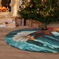 thumbnail image 6 of Sikiie Textured Bald Eagle 30-48 inches {designName} Print Christmas Tree Skirt Snowman Xmas Tree Skirt with Edge Christmas Decorations for Holiday Party30", 6 of 7