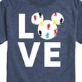 thumbnail image 3 of Mickey & Friends - Love Mickey Logo - Men's Short Sleeve Graphic T-Shirt, 3 of 5