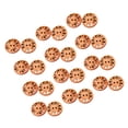 thumbnail image 1 of Billuyoard 50 piezas botón de Hallow elegante DIY reemplazo viento abrigo chaqueta camisa tejer sujetador Snap Light café Type3 NO3, 1 of 6