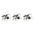 thumbnail image 4 of maskred 1/2/3 8x Realistic Mini Drum Set Music Accessories Instrument for Black 3PCS, 4 of 6