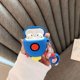 thumbnail image 3 of Funda para Airpods con diseño de cohete cambiante creativo en 3D Mordern Cool Fire Arrow AirPods Accesorios Protector de auriculares inalámbricos antiarañazos de silicona suave con gancho Azul Sincero Electrónica, 3 of 5