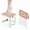 Pink, variant on Shower Stool for Shaving Legs, 1 Pack Foot Rest Folding Step Stool to Shave Legs Shaving for Inside Shower Foldable Small Waterproof Plastic Corner, Gray White