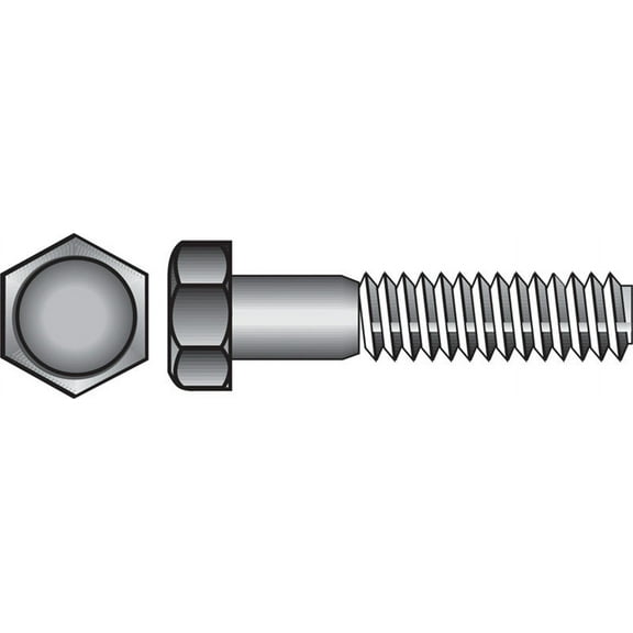 Hillman Hex Bolt Zinc Plated Steel - Rust Resistant - 100 Pack, 5/16 in. x 3/4 in.
