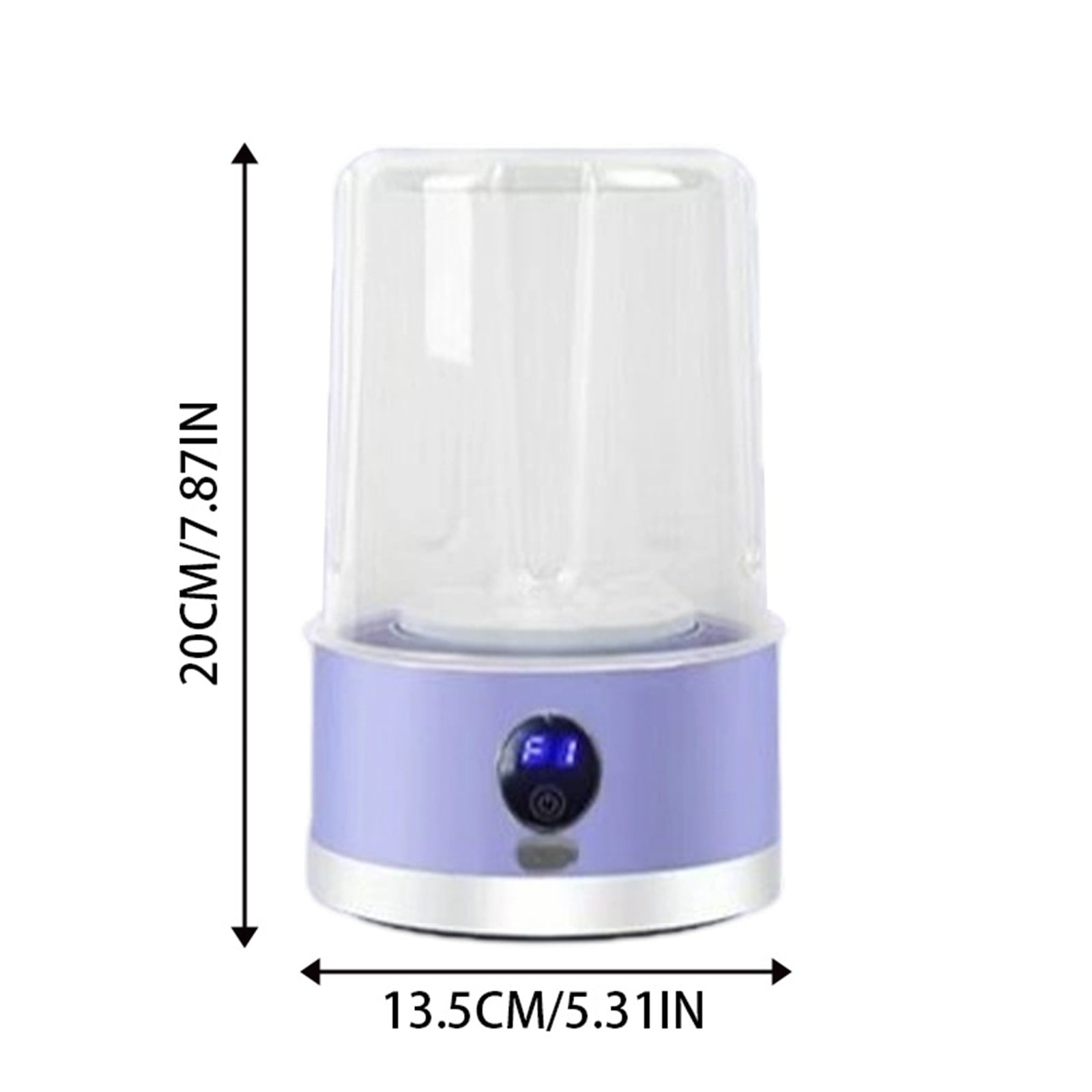 LLDYYDS Portable Mini Washing Machine With Wireless Charging USB Rechargeable Compact Washer Cup For Delicates Travel Laundry Display Screen Technology